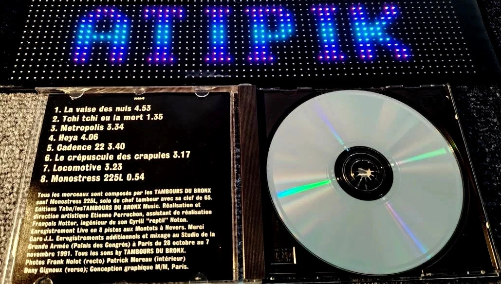 🥁 The Bronx Drums - Monostress 225L - Cult CD 1992 - Colecionador 🔥 – photo 4